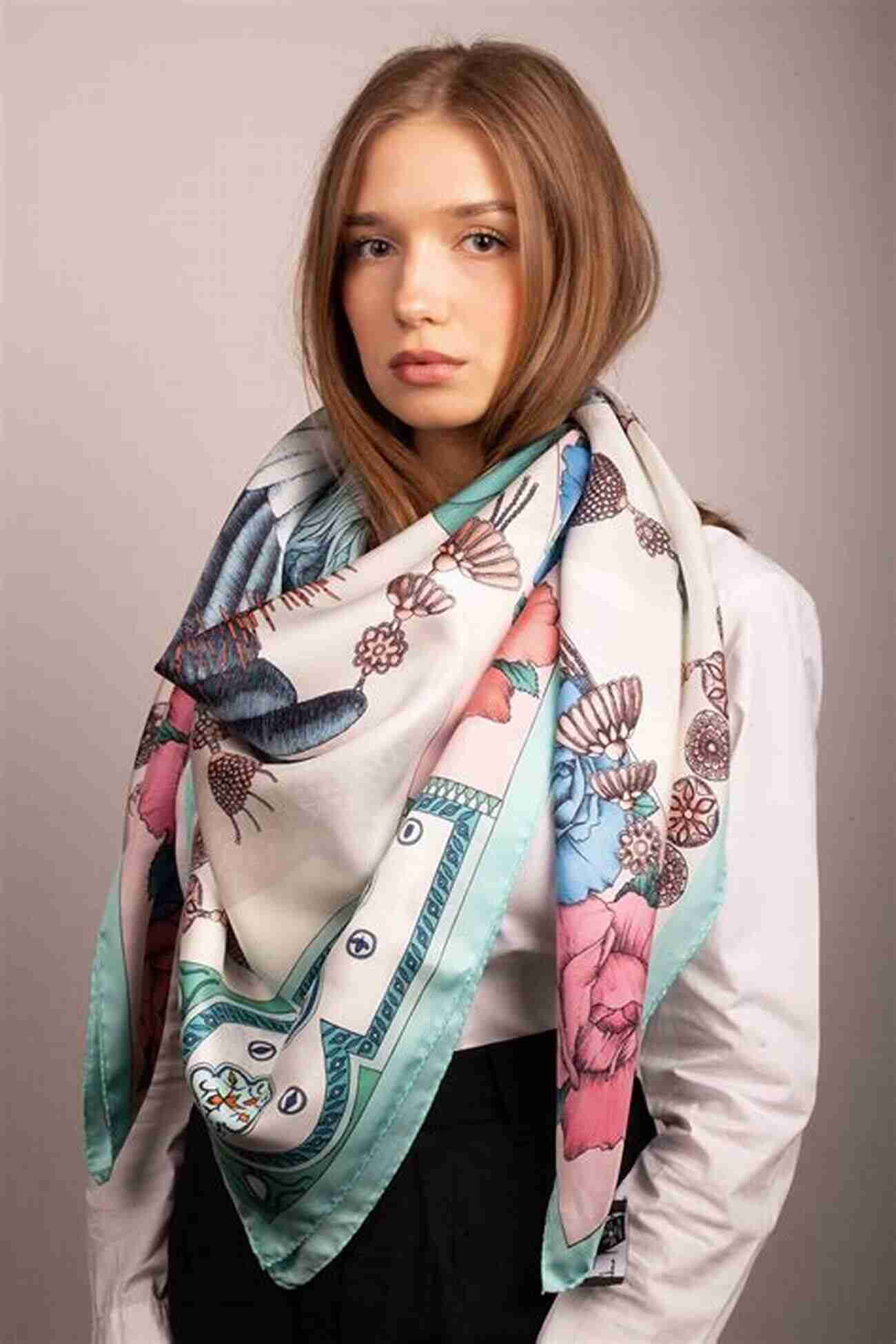 A Beautiful Scarf With Intricate Rose Motifs Modern Crochet Pattern Scarf Of Roses (Modern Irish Crochet Lace Pattern)