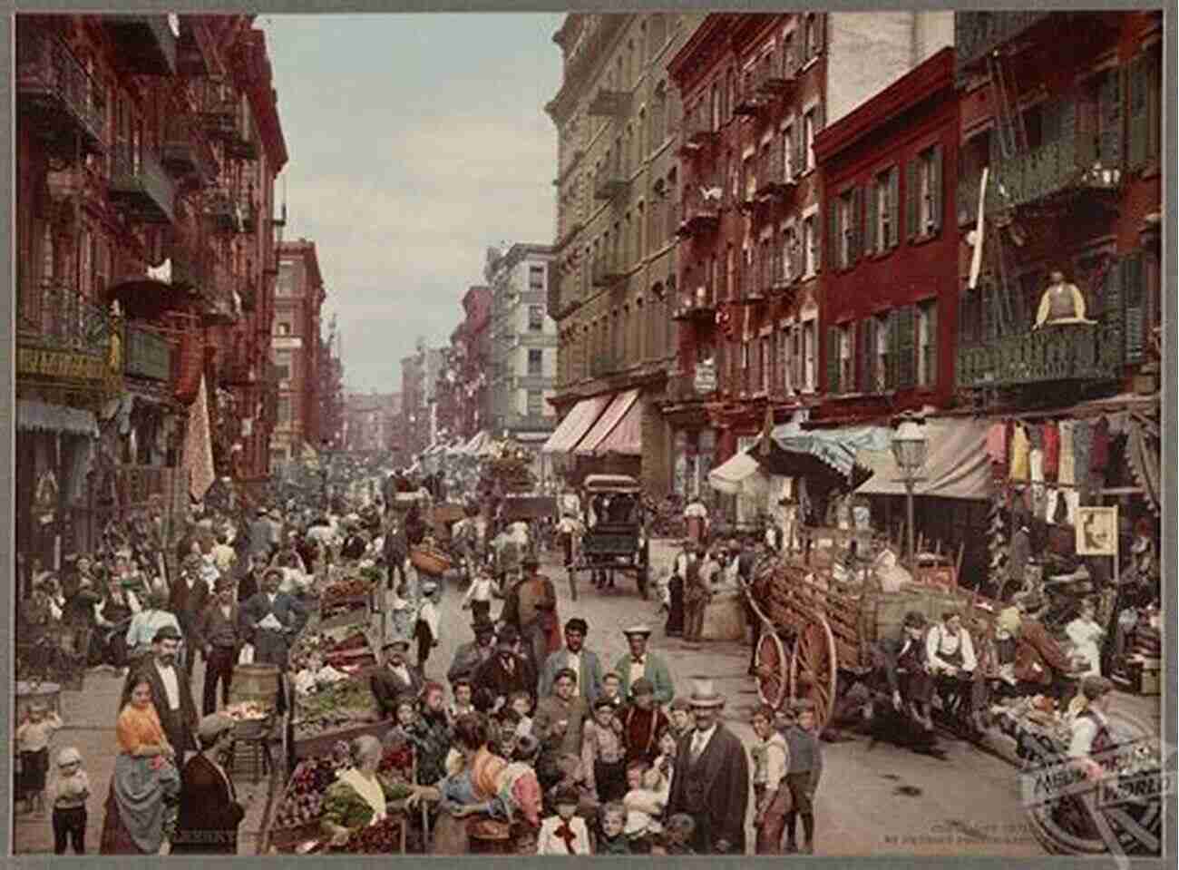 A Bustling Street In New York City During The 19th Century Gotham: A History Of New York City To 1898 (The History Of NYC Series)