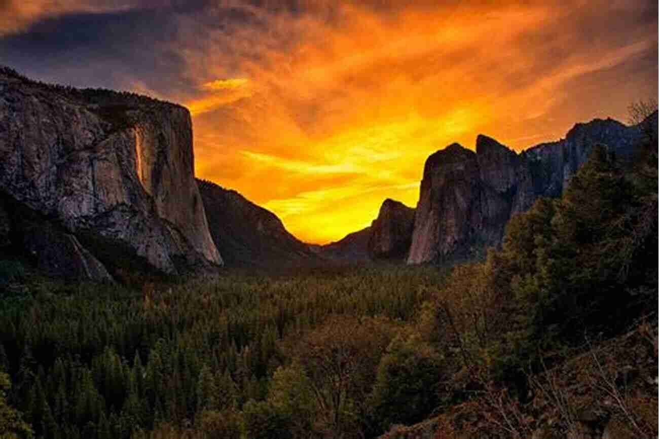 A Mesmerizing Sunset Over Yosemite National Park Yosemite National Park California Travel Guide Sightseeing Hotel Restaurant Shopping Highlights (Illustrated)