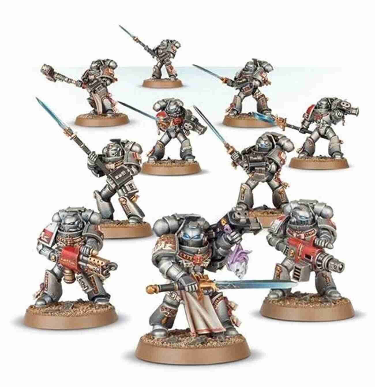 A Squad Of Grey Knights Clad In Ornate, Silver Armor, Bearing Formidable Weapons The Emperor S Gift (Warhammer 40 000) Aaron Dembski Bowden