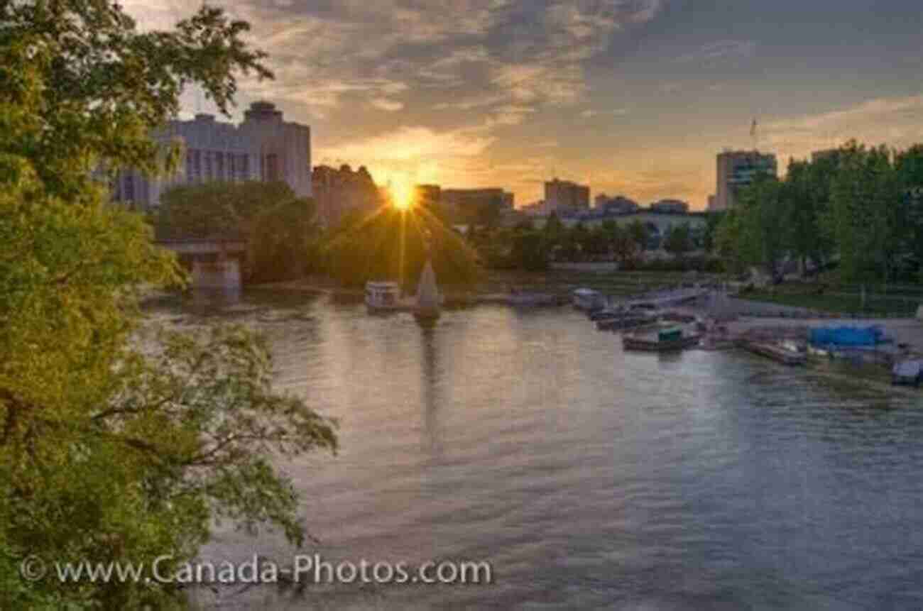 Assiniboine Riverwalk At Sunset In Winnipeg Manitoba, Canada Winnipeg Manitoba Canada 2 In Colour Photos: Saving Our History One Photo At A Time