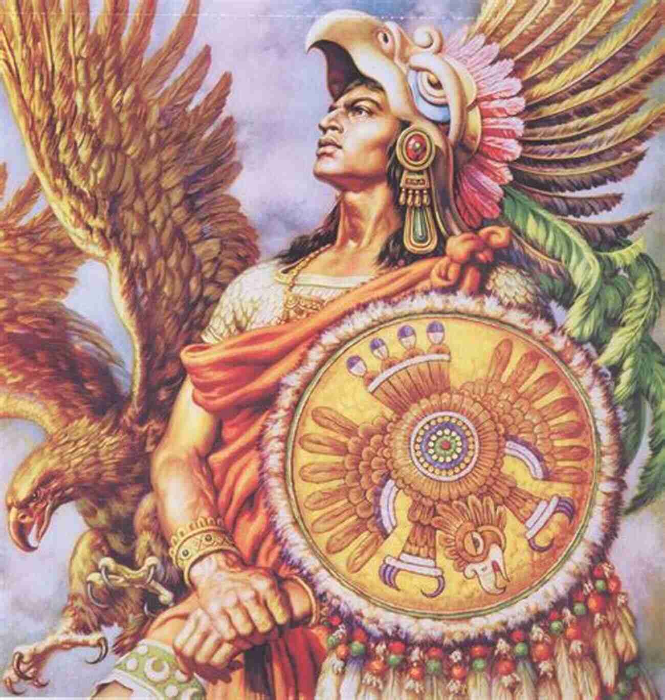 Aztec Legend Portrayed In Ancient Artwork Aztec Mythology: Gods Heroes Legends And Myths Of The Aztec Peoples (Easy History)