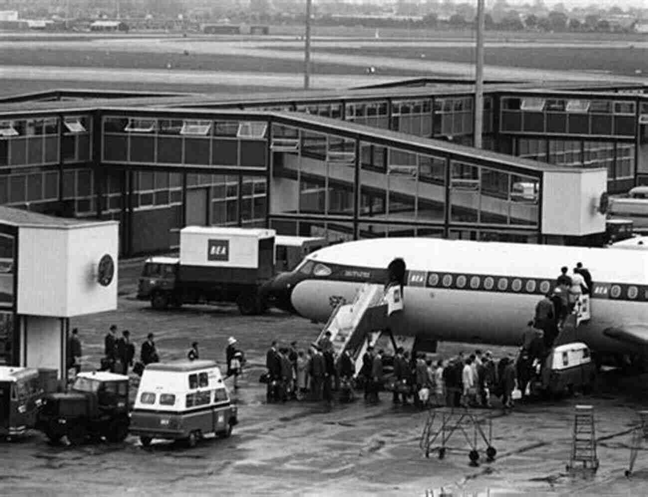 BEA Passengers Boarding A Flight In The 1960s History Of British European Airways 1946 1972: 1946 1972