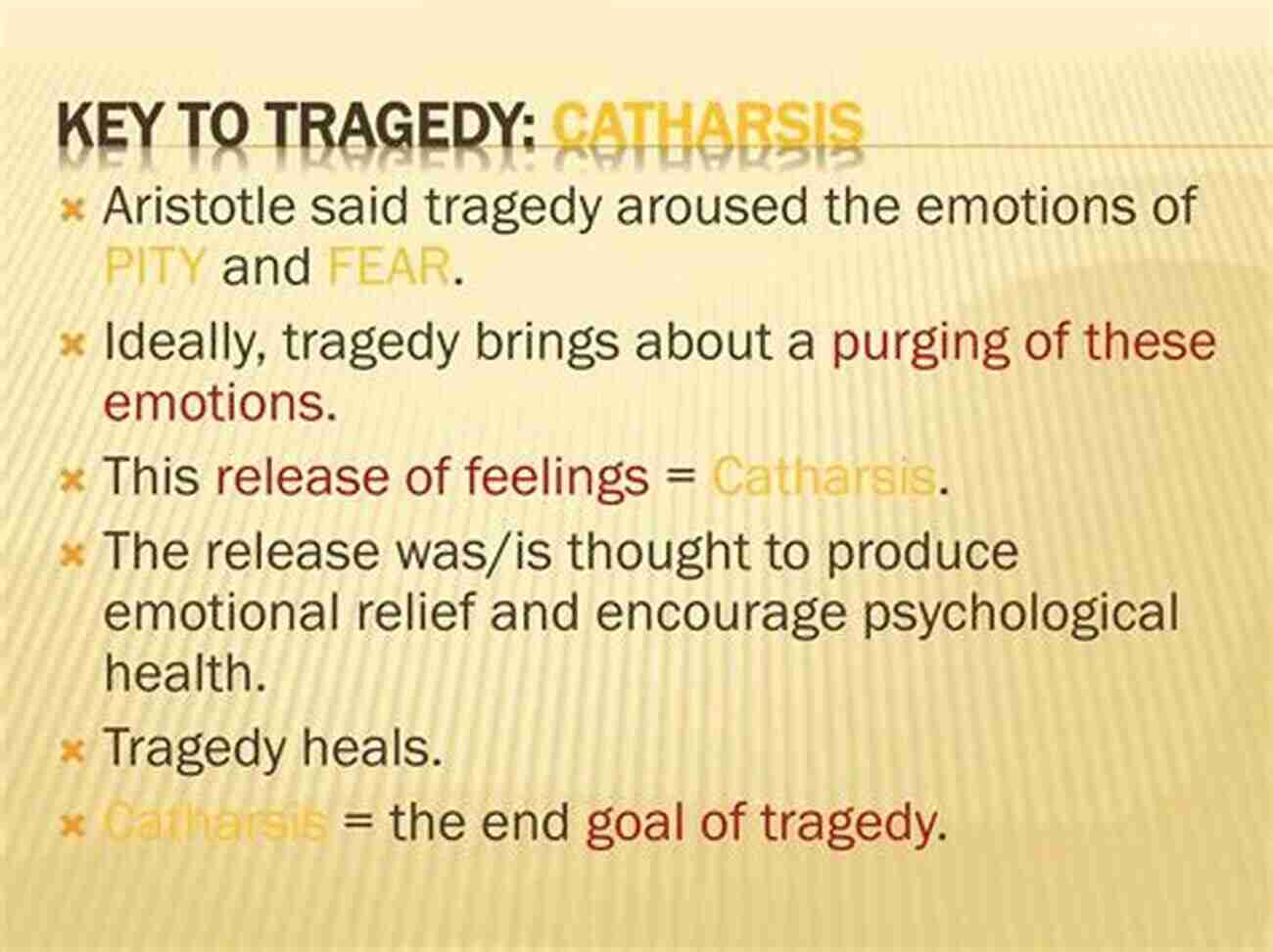 Catharsis Emotional Release In Greek Tragedy The Birth Of Tragedy: From The Spirit Of Music (The World Of The Mind)