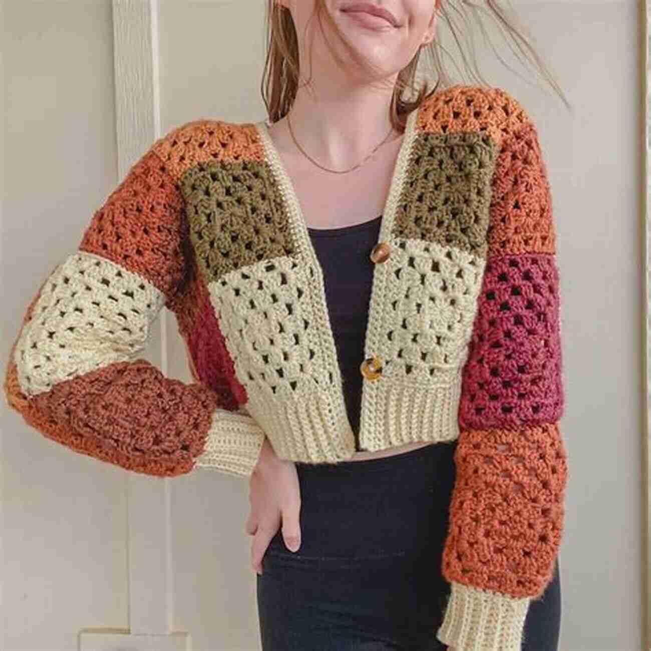 Classic Granny Square HOW TO CROCHET GRANNY SQUARE CARDIGAN: Crocheting Beautiful Square Cardigans With Different Patterns For Granny Square Cardigans Using A Step By Step Guides And Techniques