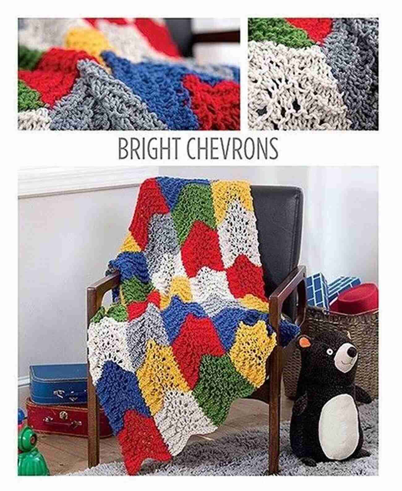 Color Blocked Blanket Knitting For Baby: 30 Heirloom Projects With Complete How To Knit Instructions