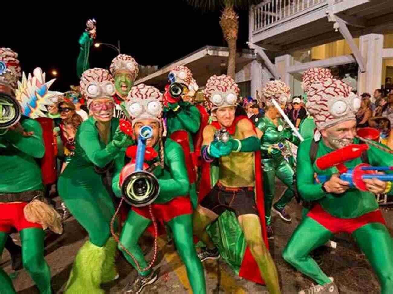 Colorful Masks And Costumes At The Fantasy Fest, An Annual Festival In Key West The Ultimate Travel Guide To Key West