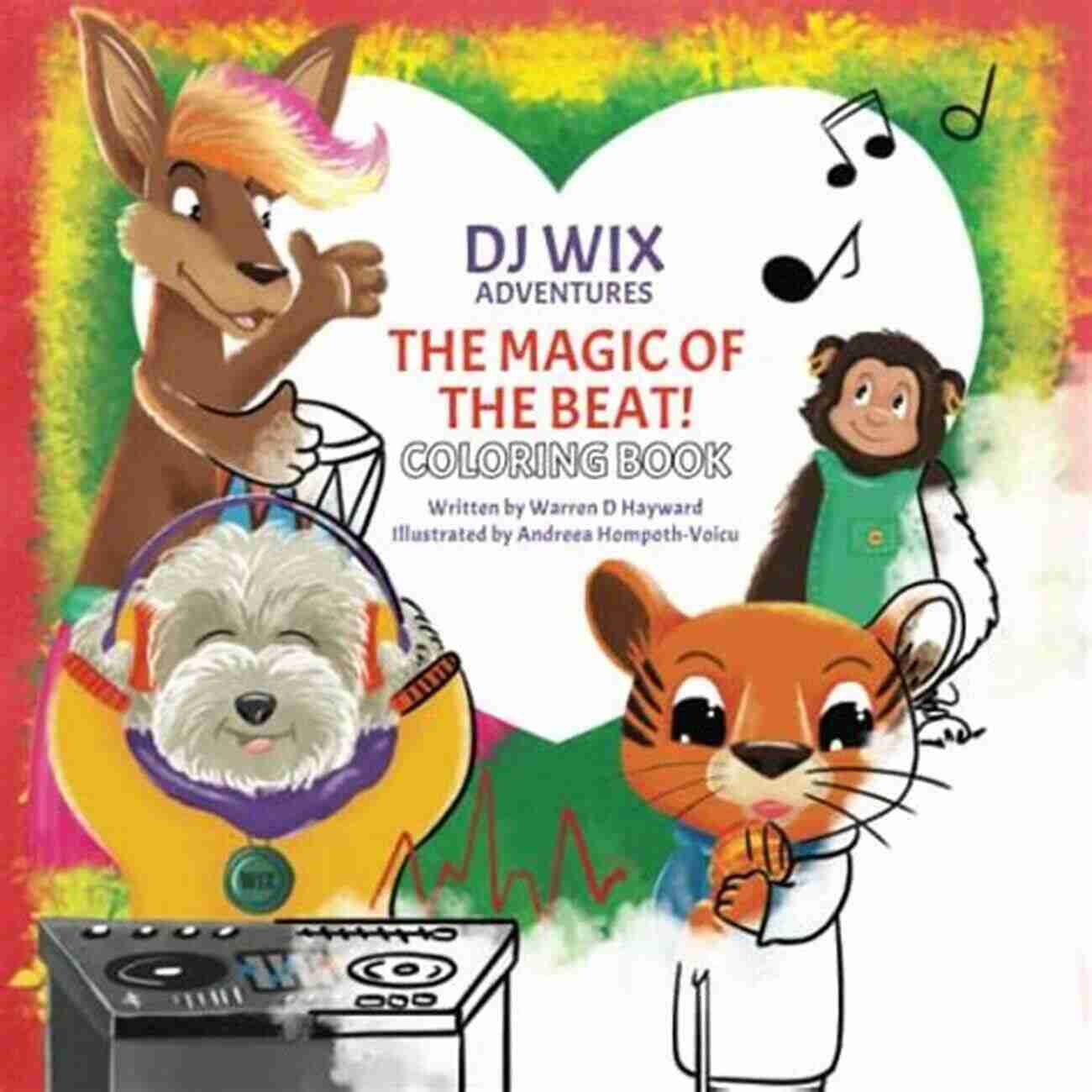 Coloring DJ Wix Adventures DJ Wix Exploring A Vibrant And Mystical World DJ Wix Where Are My Headphones? Coloring (DJ Wix Adventures)