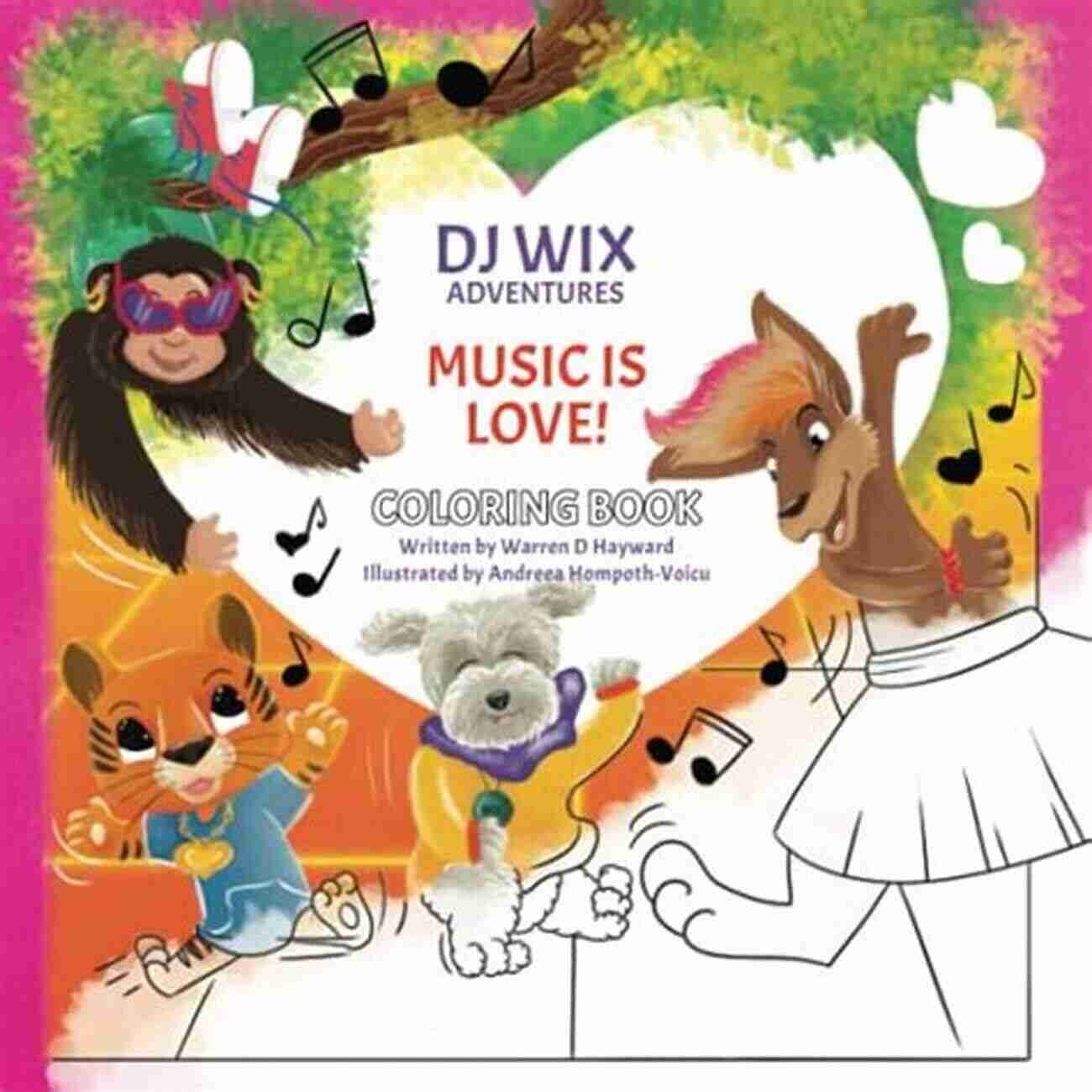 Coloring DJ Wix Adventures DJ Wix Meeting Various Colorful And Eccentric Characters DJ Wix Where Are My Headphones? Coloring (DJ Wix Adventures)