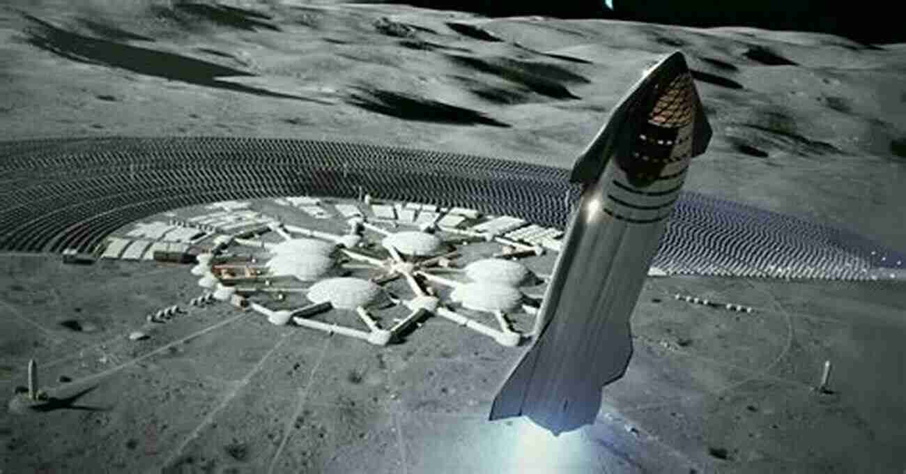 Conceptual Image Of A Space Base On The Lunar Surface The Moon: NASA Images From Space