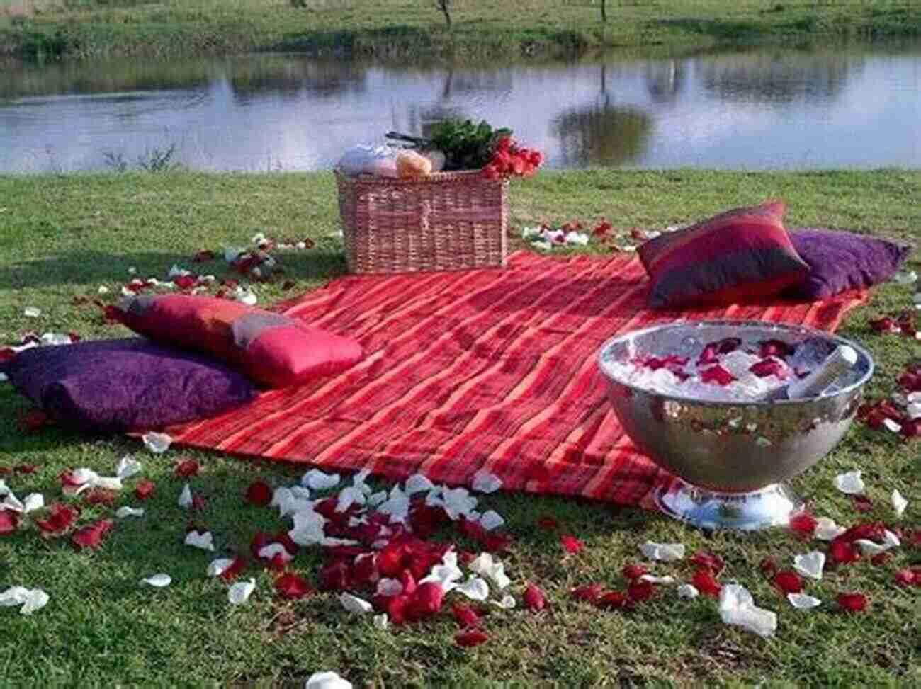 Couple Enjoying A Romantic Picnic In A Picturesque Park With Flowers In Full Bloom 10 Great Dates Before You Say I Do