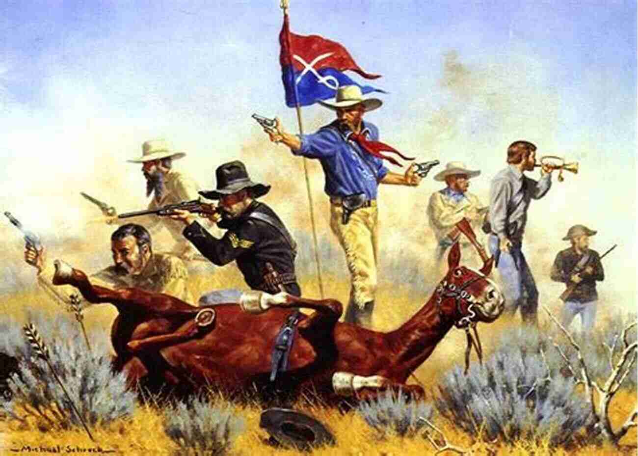 Custer's Favorite Regiment Charging At The Enemy During The Civil War Fighting Indians In The 7th United States Cavalry : Custer S Favorite Regiment