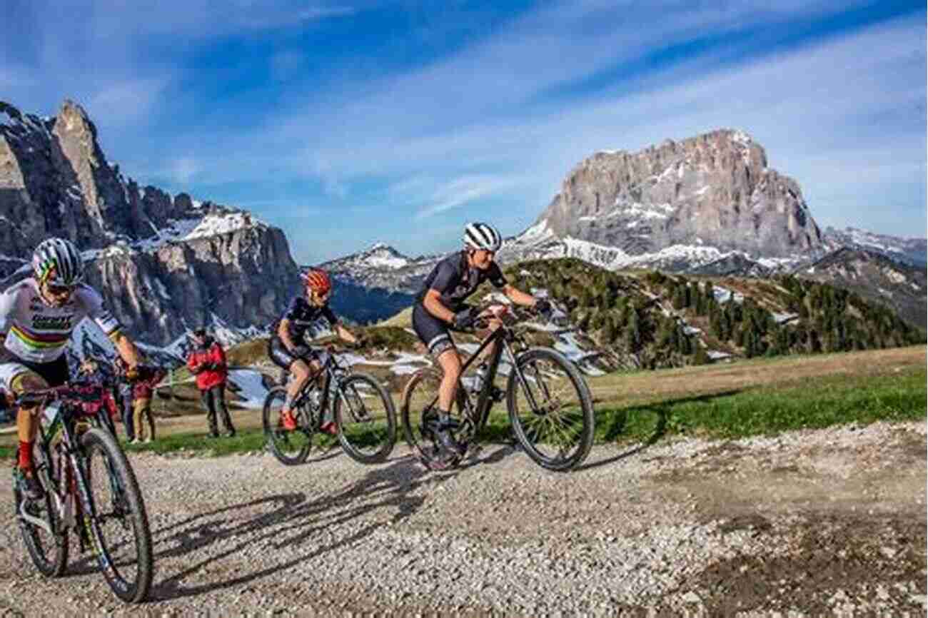 Cyclist Taking In The Stunning View Of The Dolomites The Great Bounce: A Journal Of Mountain Road Cycling In France And The Dolomites