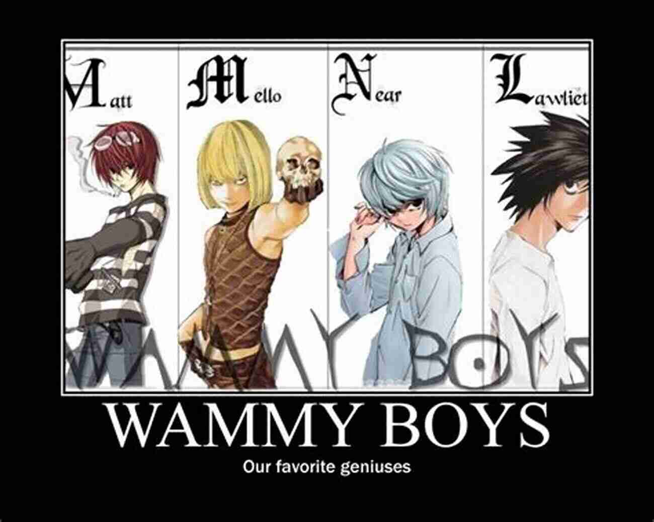 Death Note Wammy Boys Mystery, Intrigue, And Heroism Death Note Wammy Boys 1