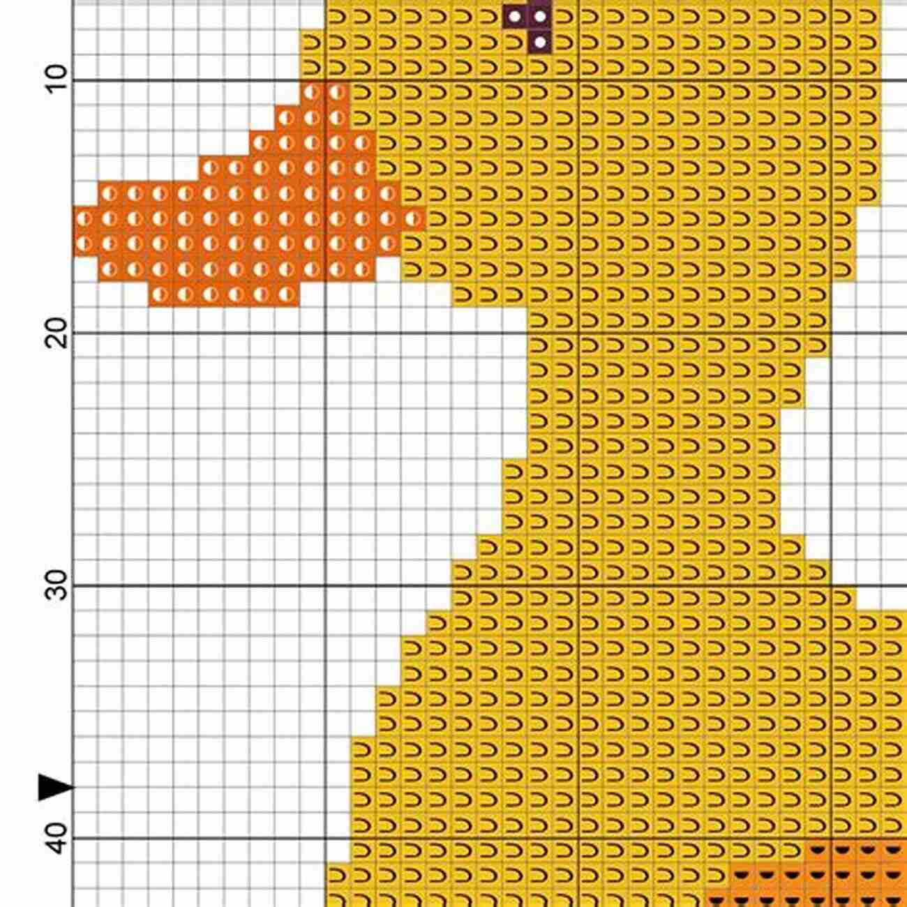 Detailed Progress Of Hatching Duck Cross Stitch Pattern Feel The Excitement As You See Your Work Come To Life Stitch By Stitch! Hatching Duck Cross Stitch Pattern/ Chart: Contains Whole/ Half And Back Stitch Suitable For Putting In Cards/ Frames Etc