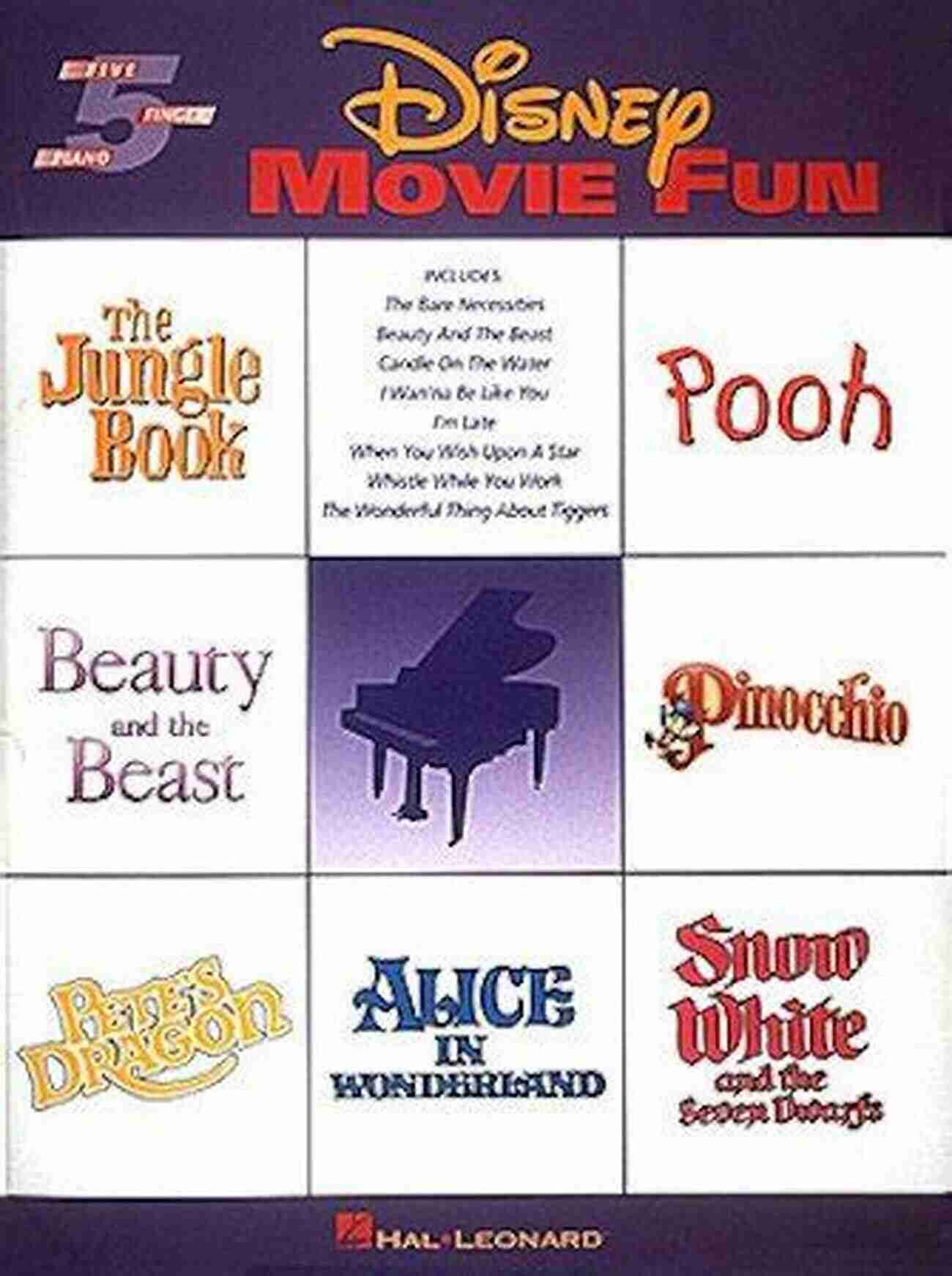 Disney's Latest Movie Hits Five Finger Piano Example Disney Latest Movie Hits (Five Finger Piano)