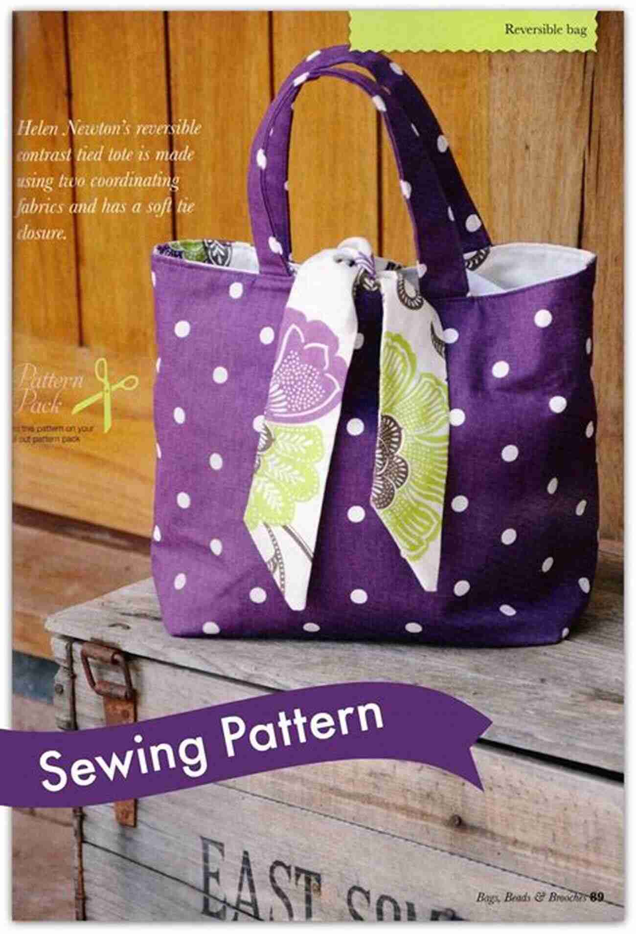 Easy Sewing Project: Tote Bag Easy Sewing Projects Anyone Can Make: For A Handcrafted Lifestyle