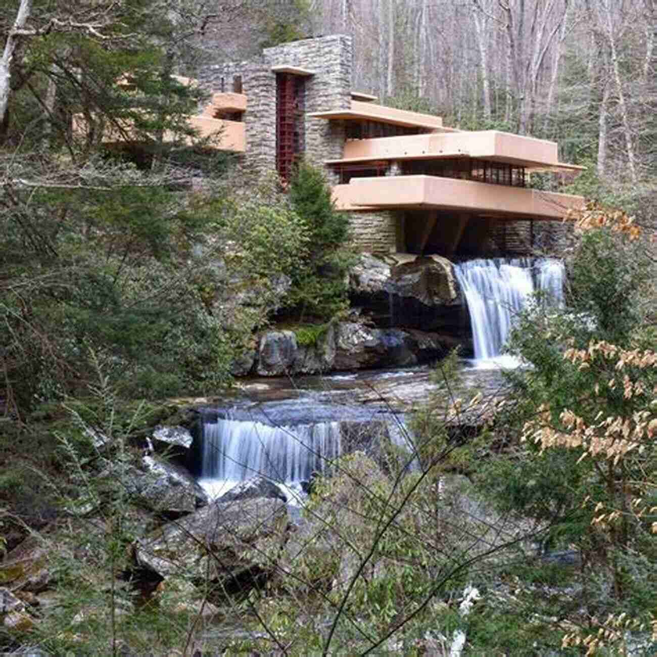 Fallingwater House By Frank Lloyd Wright Wanderlust Quilts: 10 Modern Projects Inspired By Classic Art Architecture