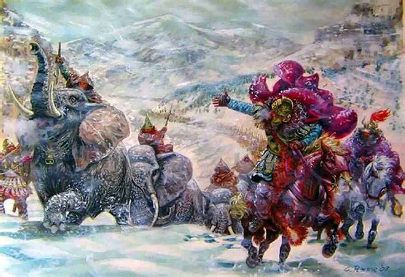 Hannibal Barca Leading His Troops Across The Alps Carthage At War: Punic Armies C 814 146 BC