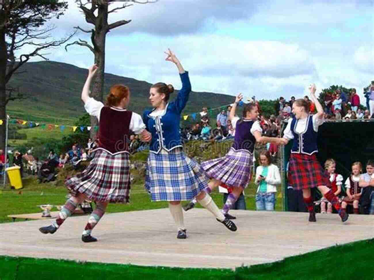 Highland Dancers Performing At A Highland Games Katie Morag And The Dancing Class