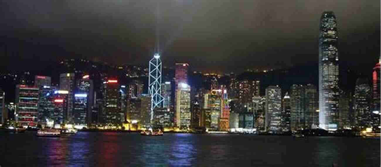 Hong Kong Skyline At Night With Vibrant City Lights Shining Over The Victoria Harbour Hong Kong Diaries (Travel Inspired 1)