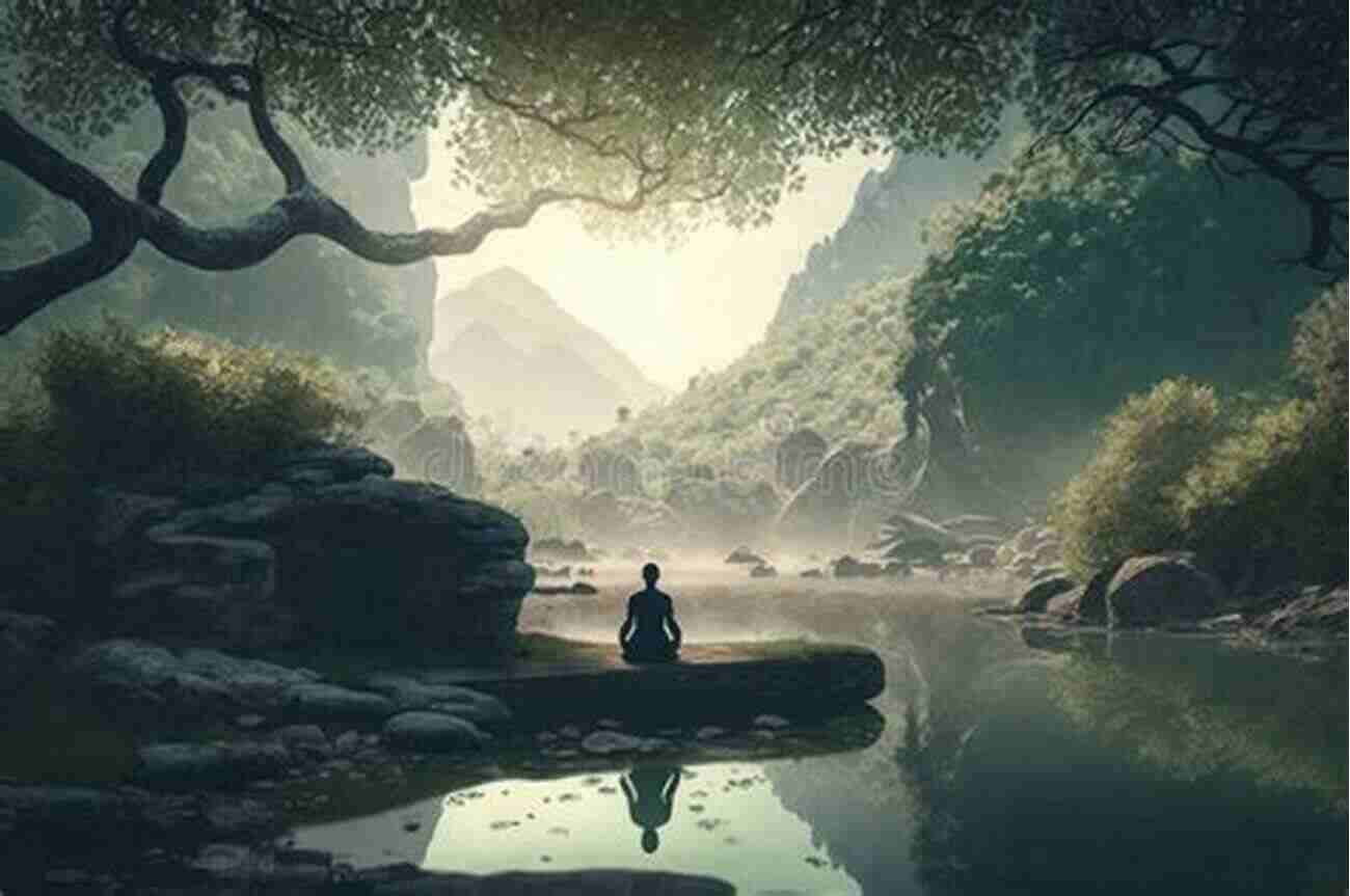 Illustration Of A Person Meditating In A Serene Environment Surrounded By Nature After Buddhism: Rethinking The Dharma For A Secular Age