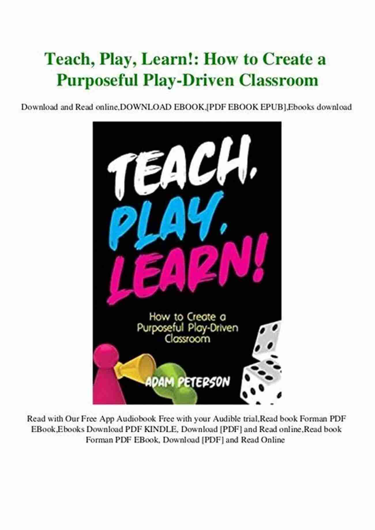 Illustration Of A Purposeful Play Driven Classroom Teach Play Learn : How To Create A Purposeful Play Driven Classroom