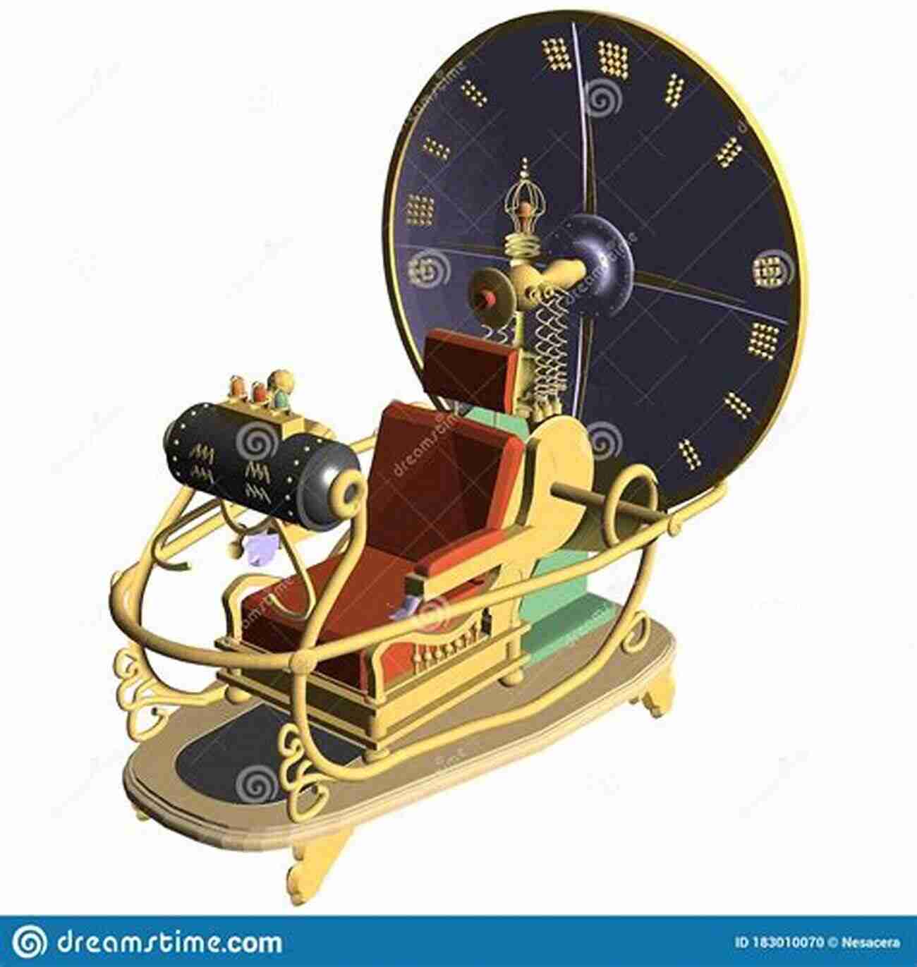 Illustration Of The Time Machine Time Tracers: The Stolen Summers