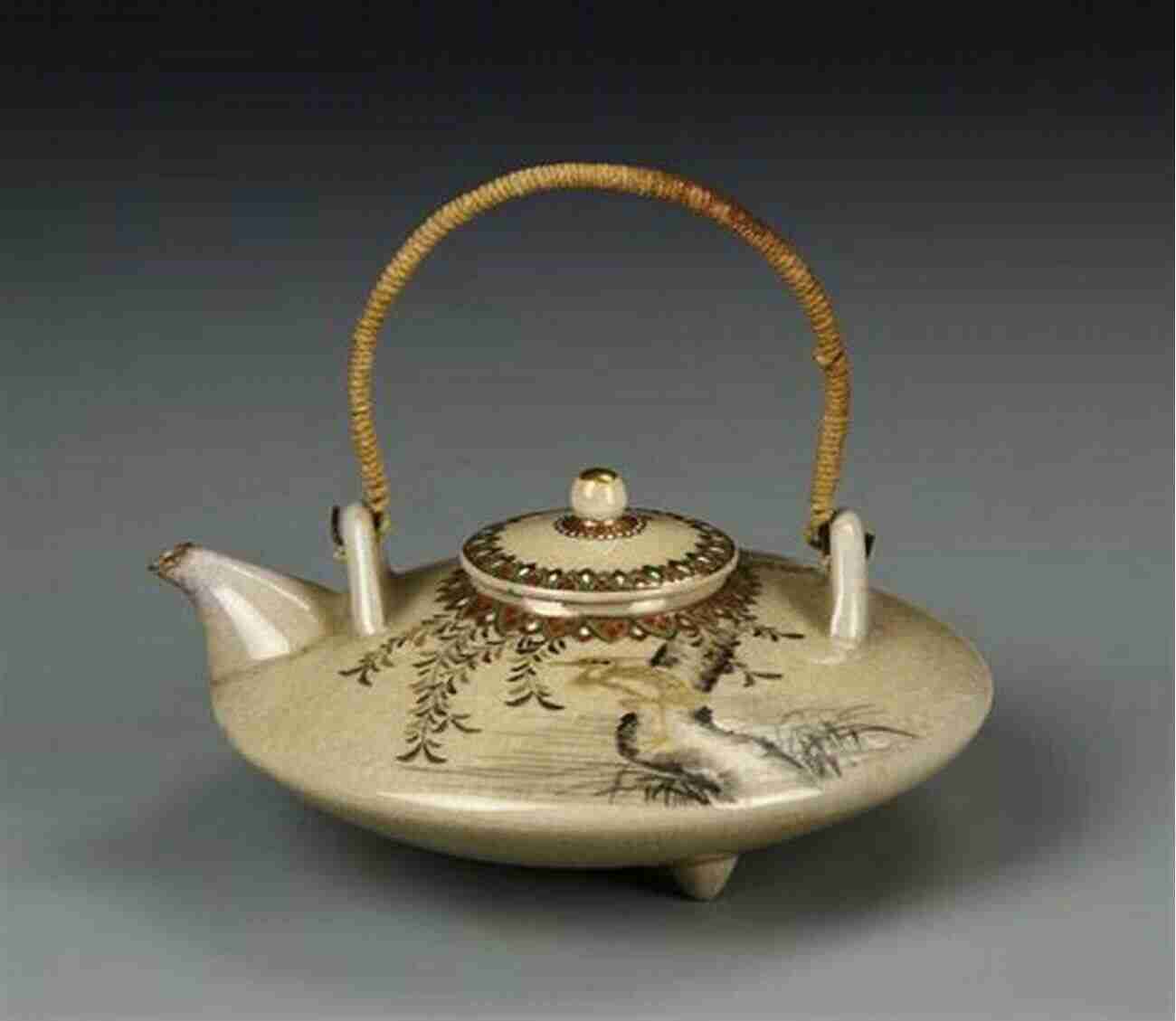 Japanese Teapot With Traditional Artwork Things Japanese Basil Hall Chamberlain