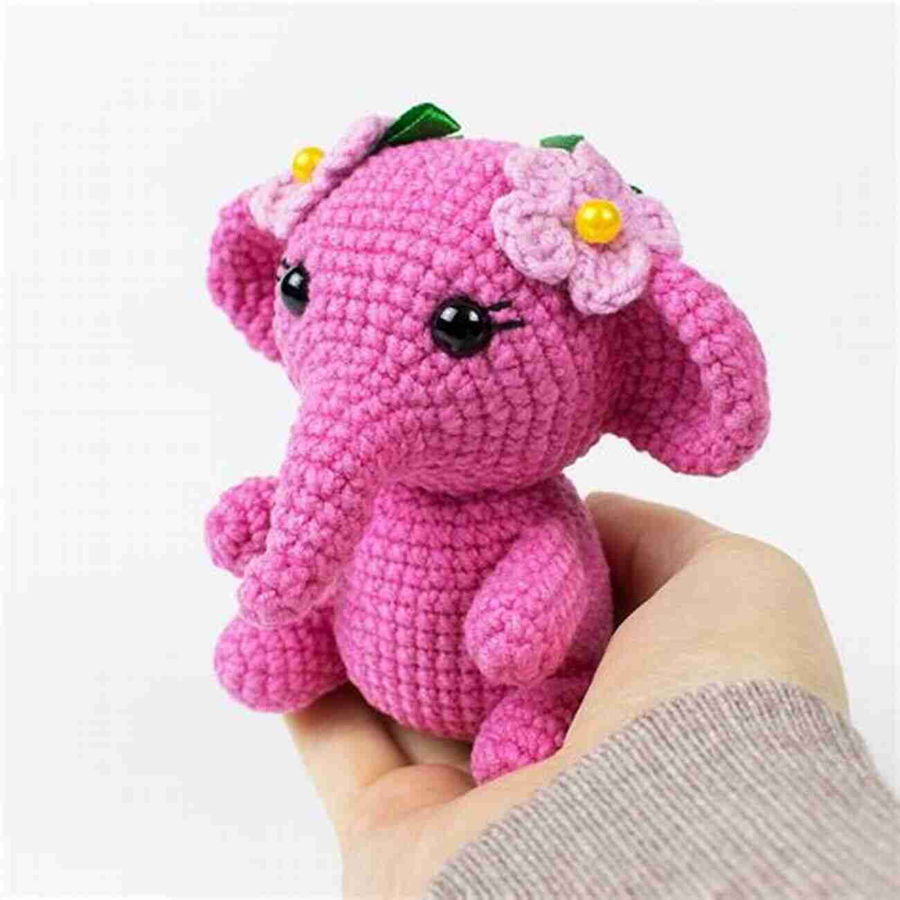 Knotmonsters Pink Elephant Crochet Pattern KnotMonsters: Pink Animals Edition: 10 Crochet Amigurumi Patterns