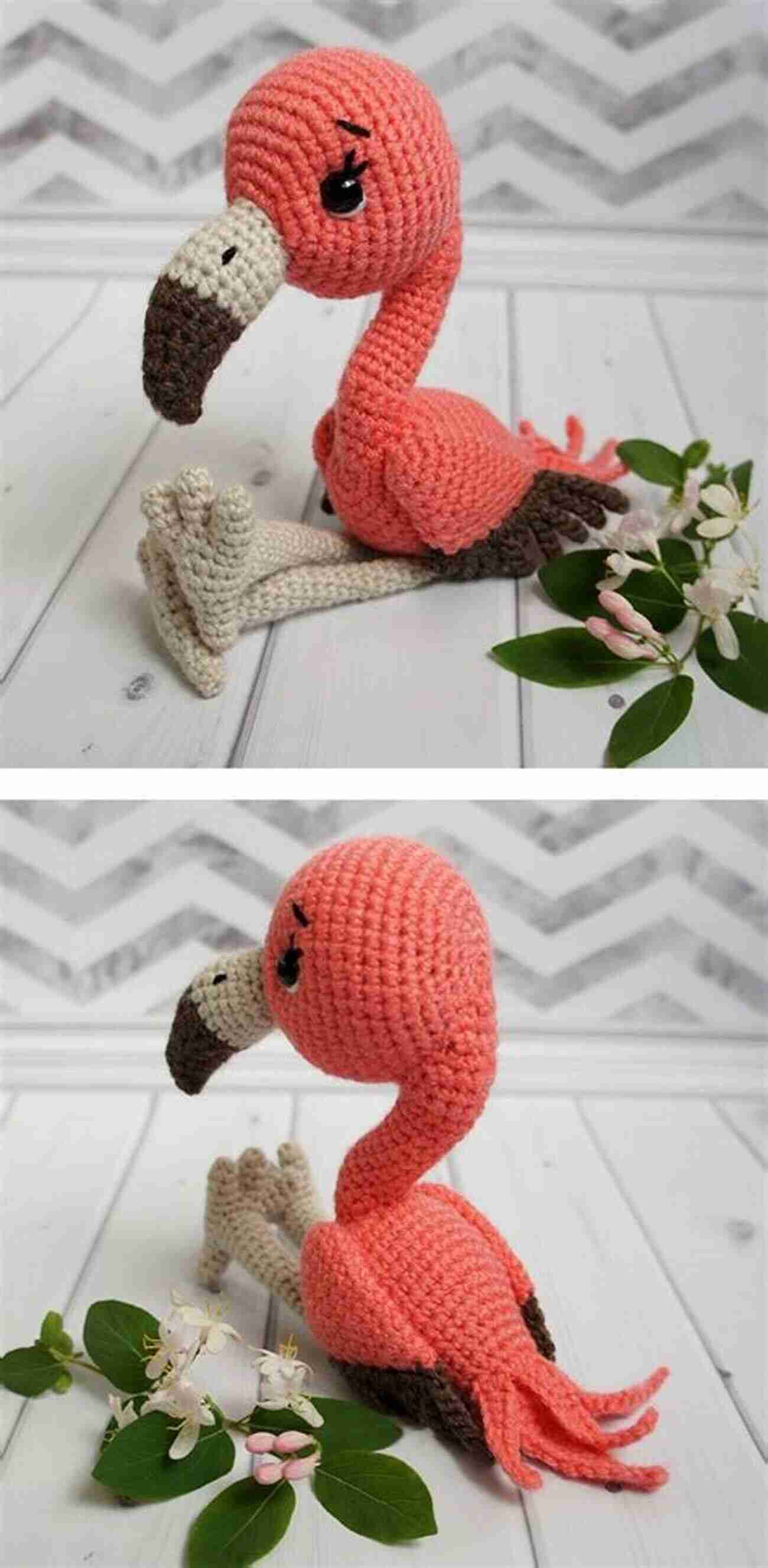 Knotmonsters Pink Flamingo Crochet Pattern KnotMonsters: Pink Animals Edition: 10 Crochet Amigurumi Patterns