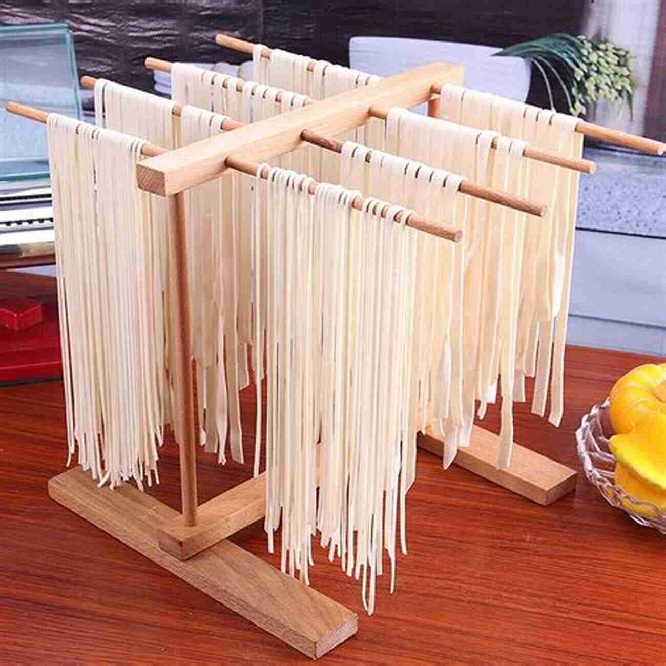 Long Spaghetti Pasta Hanging To Dry On Wooden Racks How Did That Get To My Table? Pasta (Community Connections: How Did That Get To My Table?)