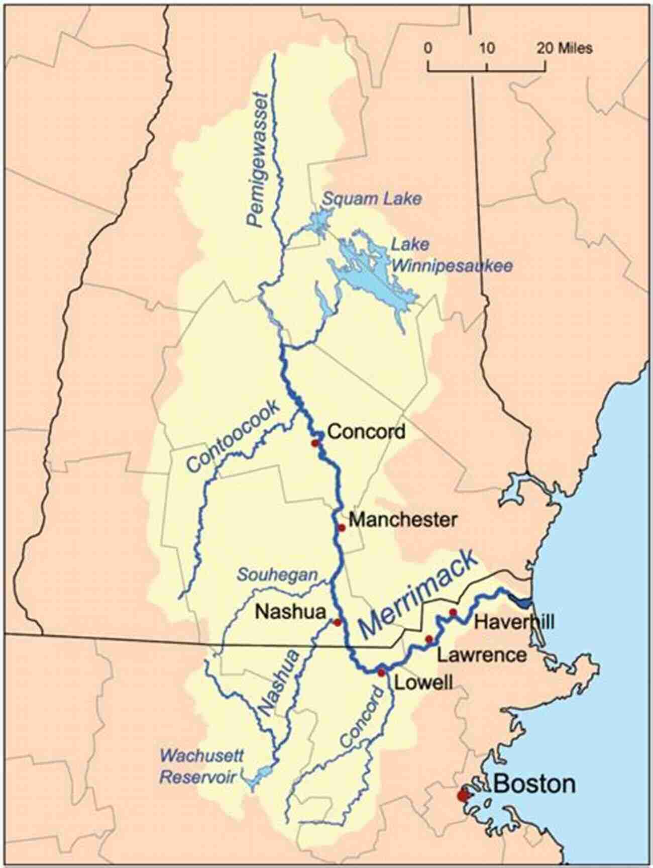 Majestic Waters Of Concord And Merrimack Rivers Henry David Thoreau: A Week On The Concord And Merrimack Rivers Walden The Maine Woods Cape Cod