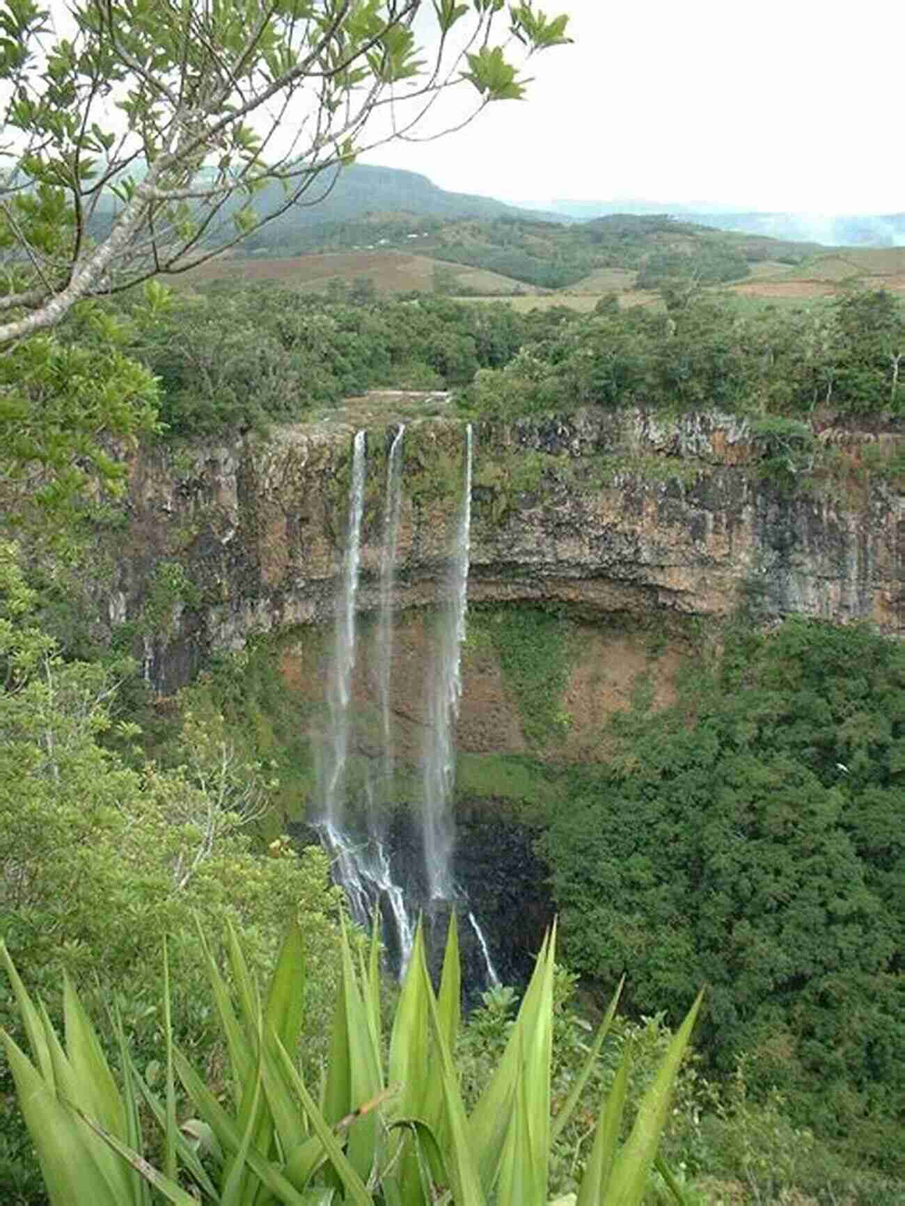 Mauritius North Waterfall A Magnificent Waterfall Surrounded By Lush Greenery Mauritius North (Photo 11) Wolfgang Daunicht