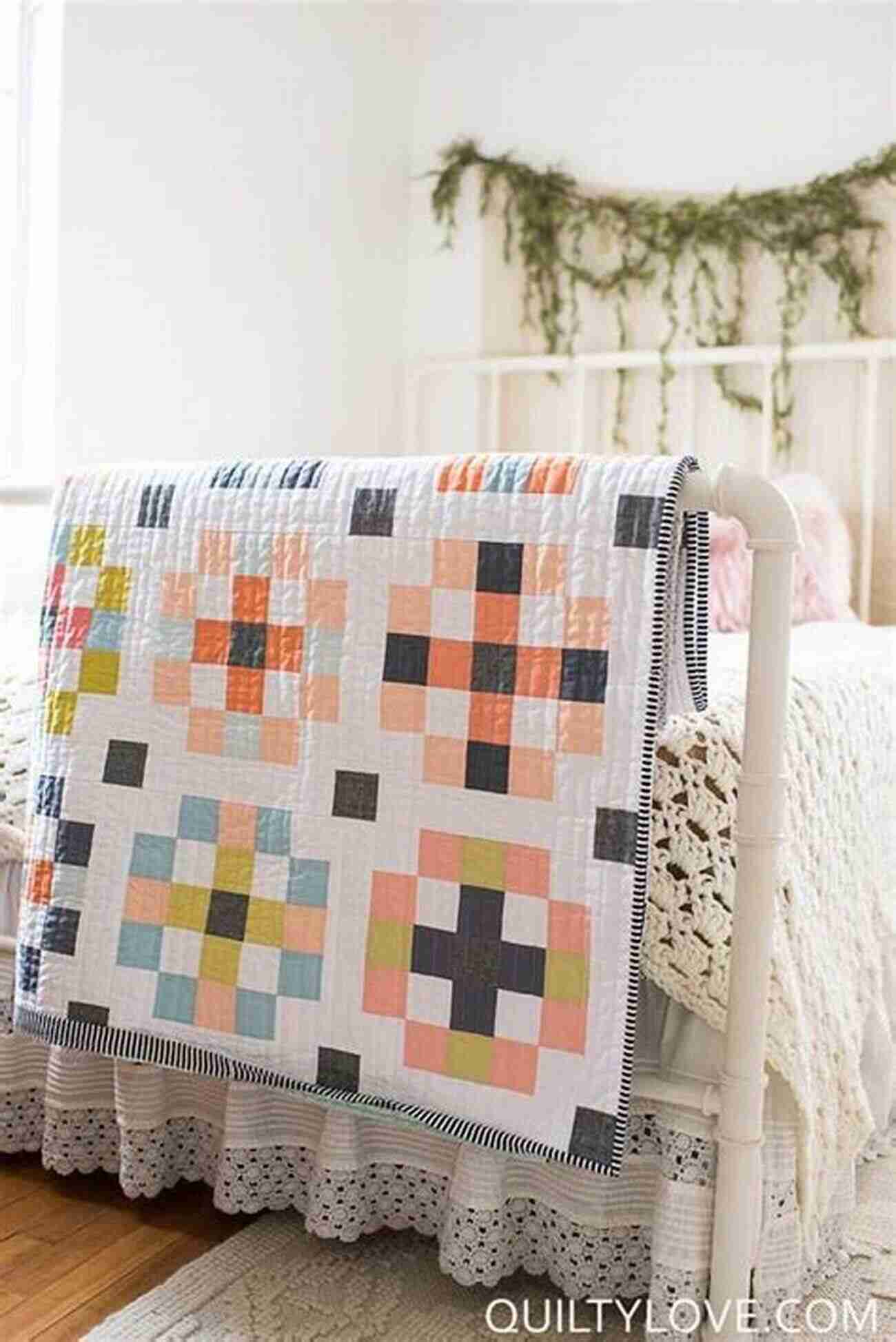 Modern Urban Quilt Pattern With Crossroads Design URBAN QUILTING GUIDE: MODERN URBAN QUILT PATTERNS AND PROJECTS FOR ALL LEVEL QUILTERS