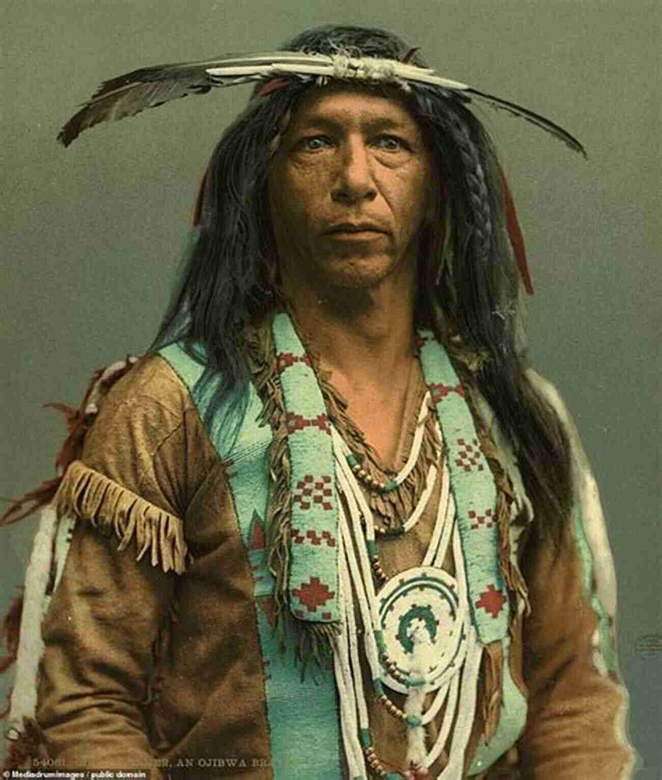 North American Indian Tribe Warriors Standing Proudly In Their Traditional Attire North American Indian: An Overview Of History Timeline