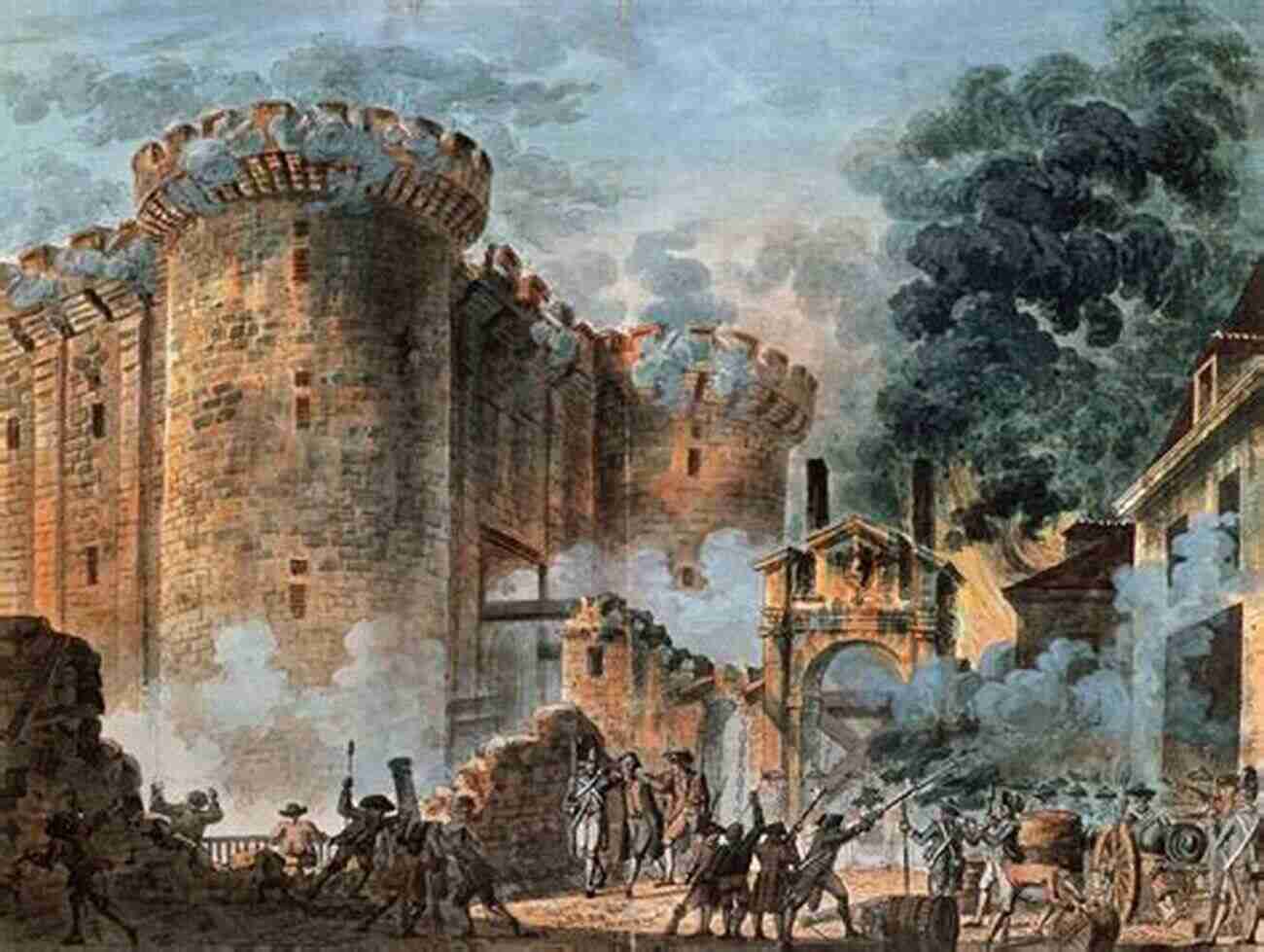 Painting Depicting The Storming Of The Bastille During The French Revolution In 1789 Before France And Germany: The Creation And Transformation Of The Merovingian World