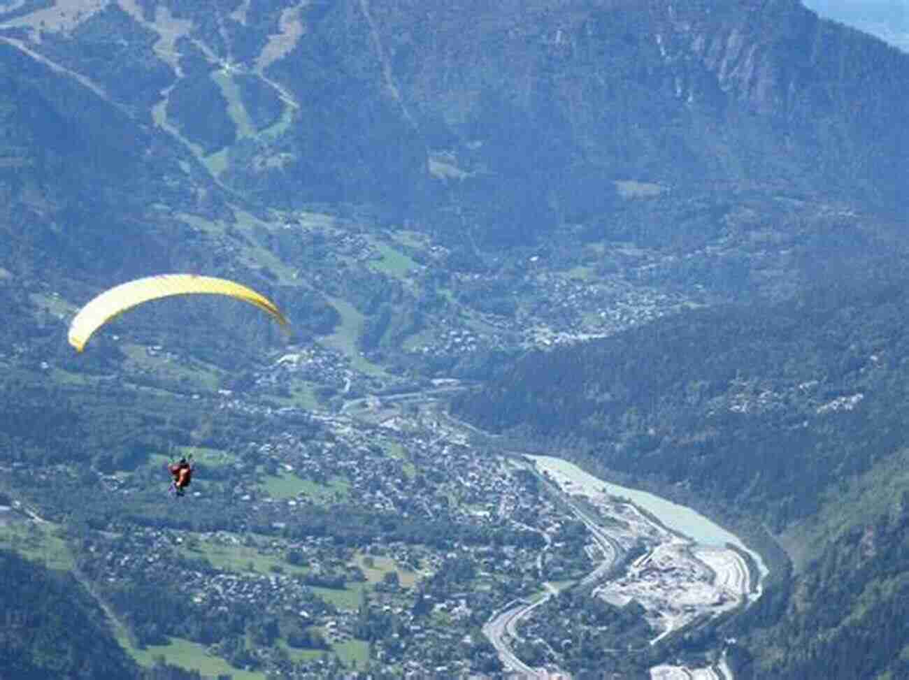 Paragliding Above Chamonix Valley In France Classic Routes: The World S Best Hang Gliding And Paragliding Cross Country Routes