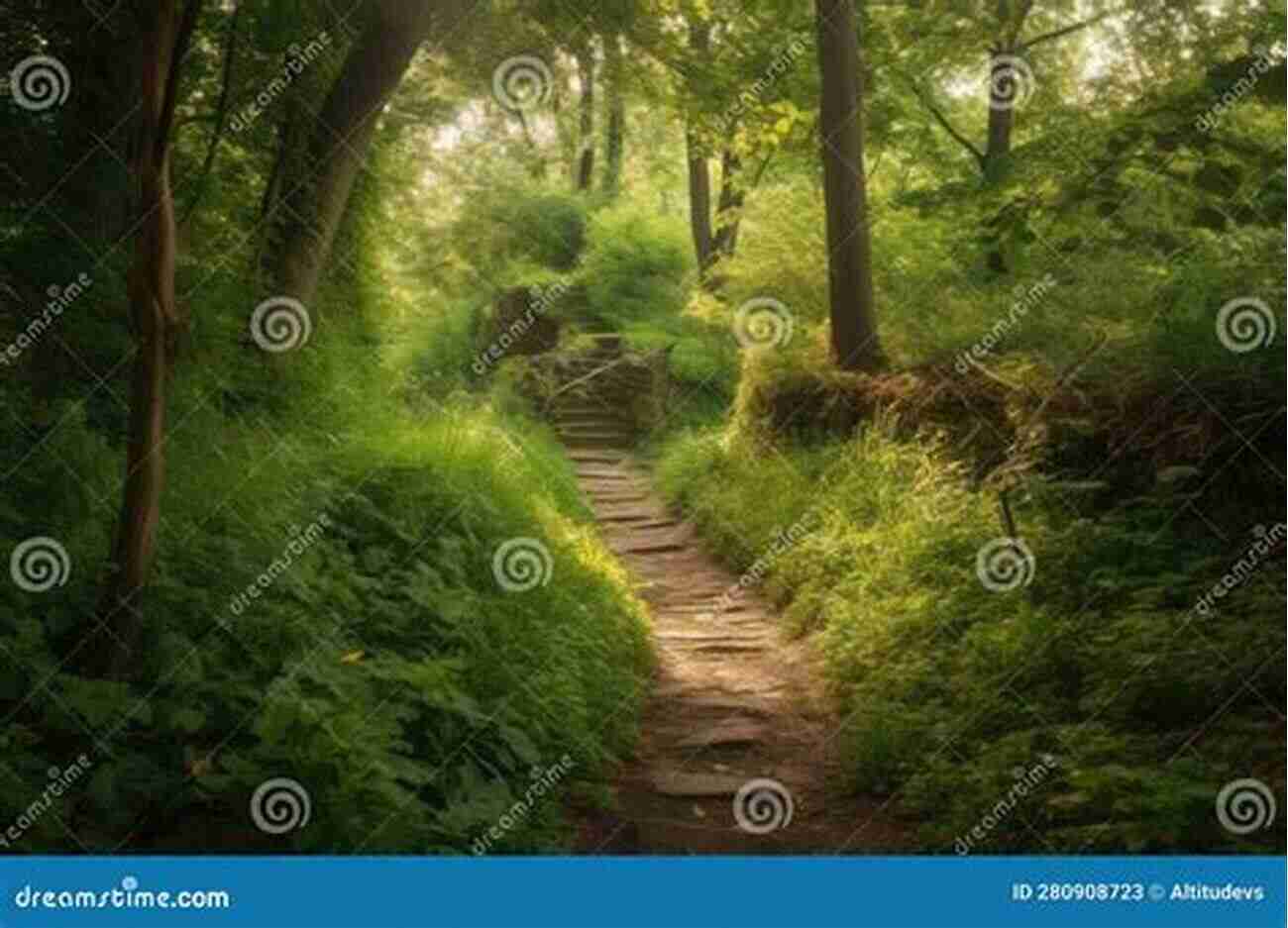 Peaceful Hiking Trail Amidst Lush Greenery Hammonasset Beach State Park (Images Of America)