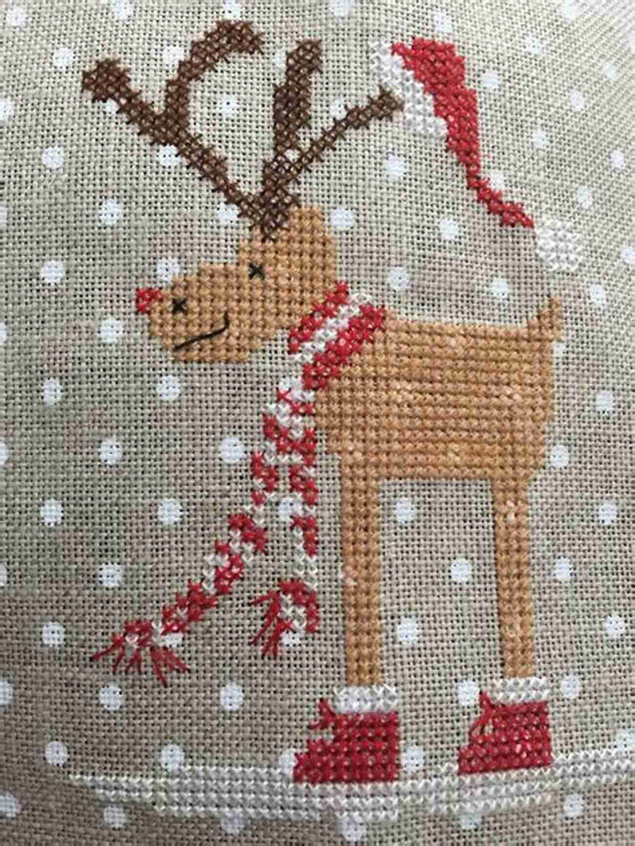 Rudolph Inspired Cross Stitch Christmas Decorations Rudolph The Red Nose Reindeer Cross Stitch