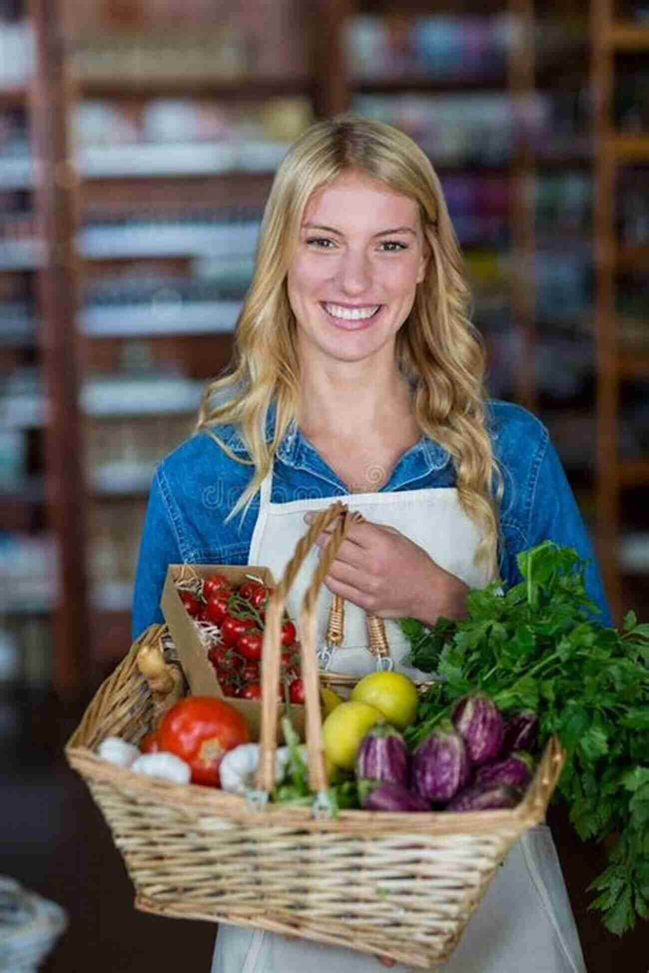 Smiling Professional Holding A Basket Of Organic Vegetables In A Lush Garden Organic Management For The Professional: The Natural Way For Landscape Architects And Contractors Commercial Growers Golf Course Managers Park Turf Managers And Other Stewards Of The Land