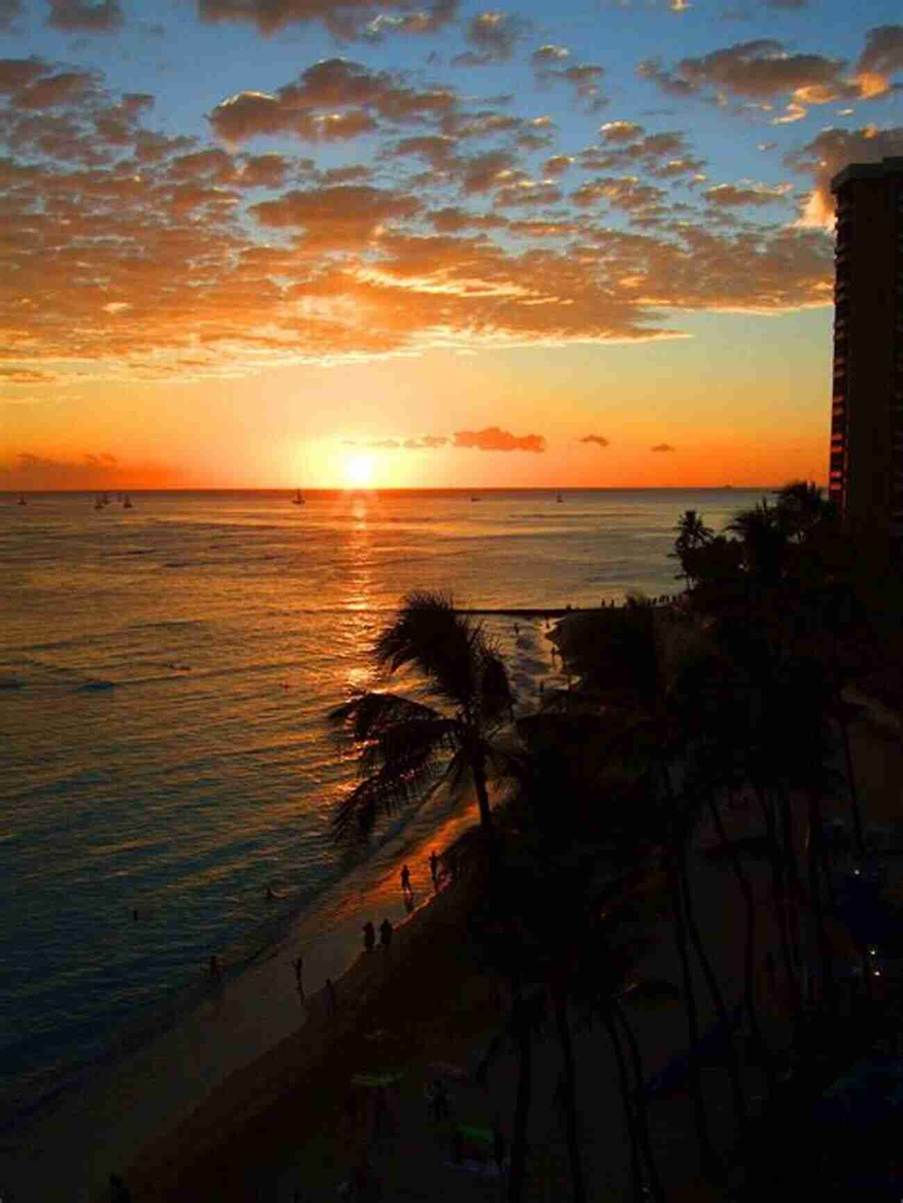 Sunset In Waikiki Beach A Walking Tour Of Honolulu Hawaii (Look Up America Series)