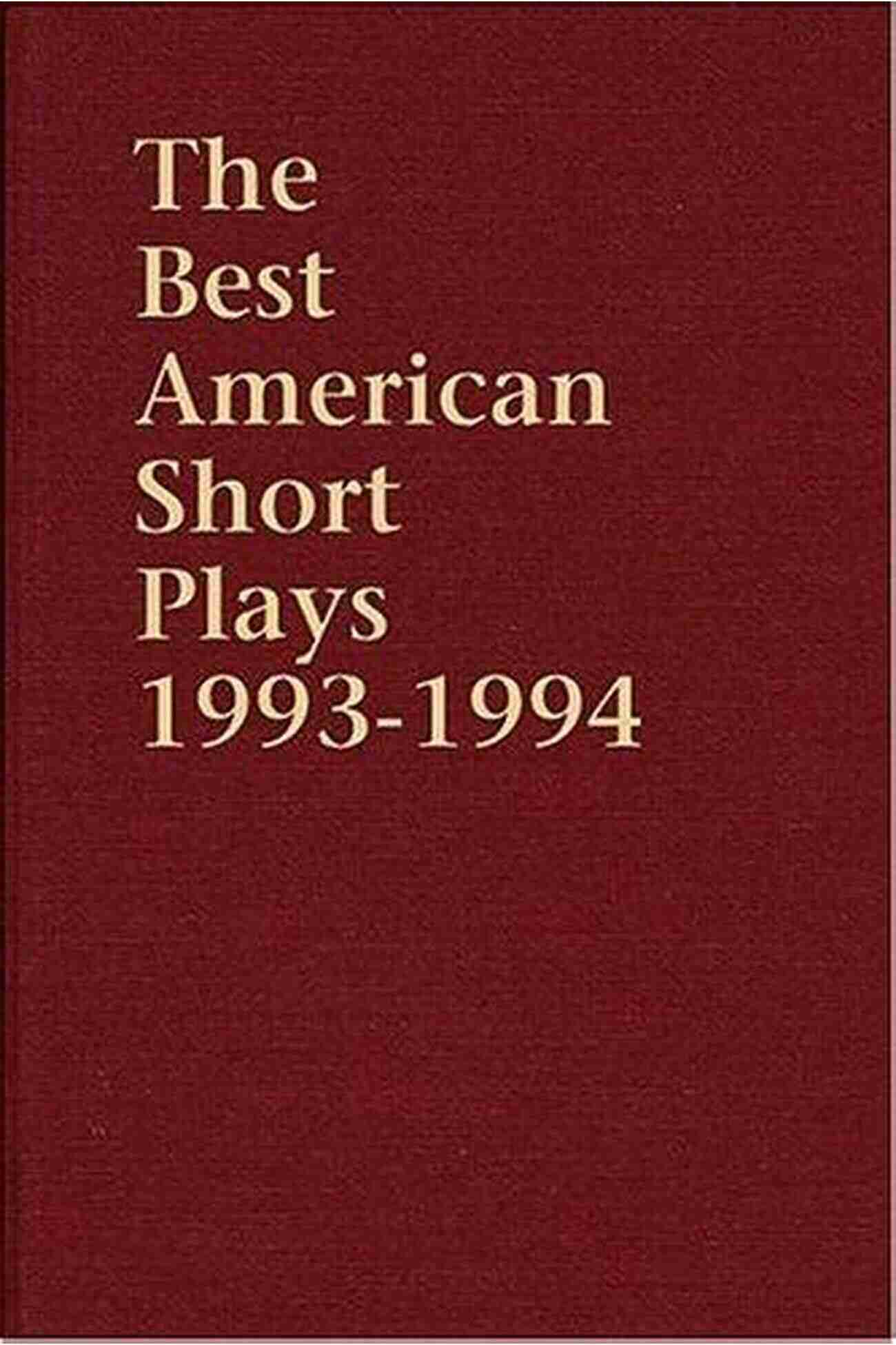 The Best American Short Plays 1994 1995