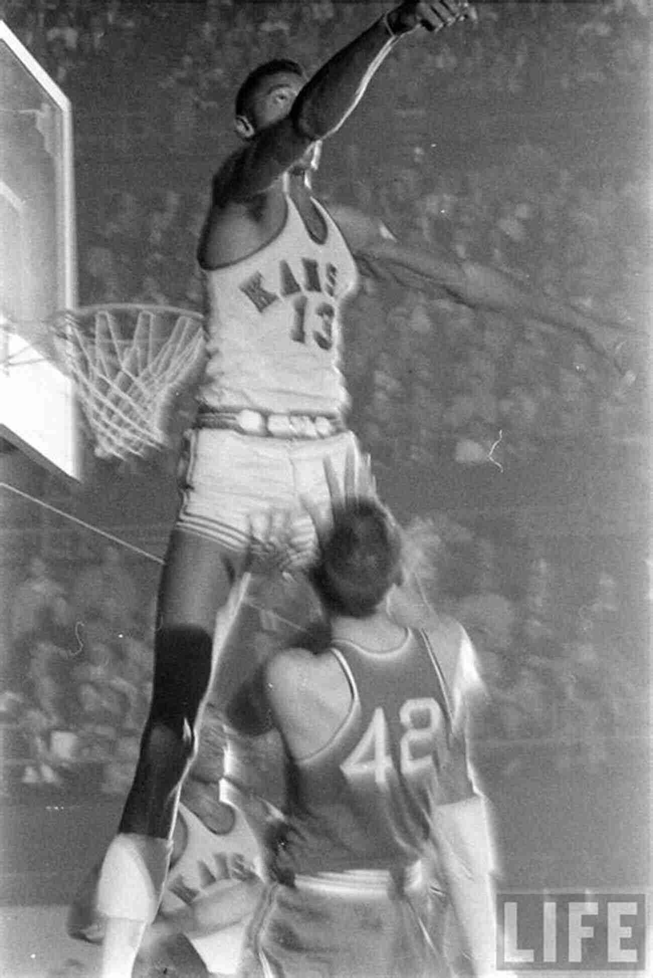 Wilt Chamberlain Kansas University Basketball Legends (Sports)