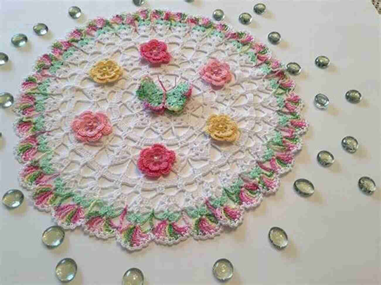 Crochet Blooming Rose Doily Pattern Spring Doilies To Crochet A Collection Of Floral Doily Crochet Patterns