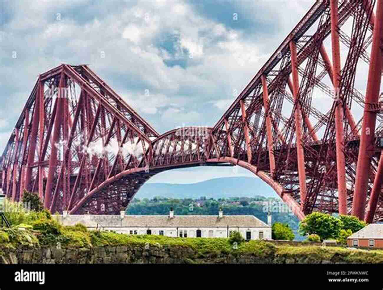 Flying Scotsman Steam Locomotive Crossing Iconic Forth Bridge Flying Scotsman: The Legend Lives On