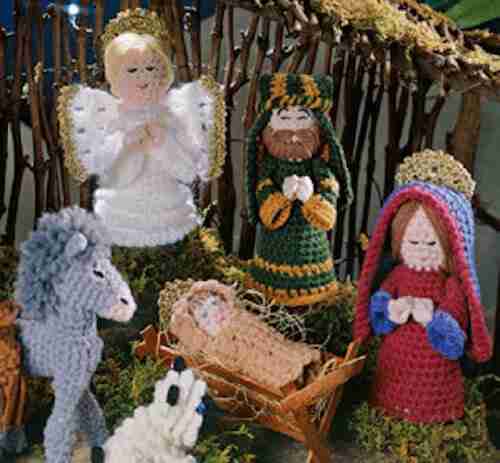 Away in a Manger Crocheted Nativity ePattern