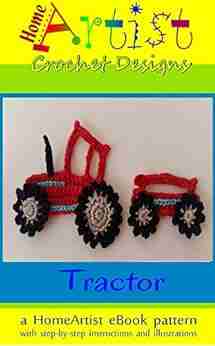 Crochet Pattern: Tractor Applique Homeartist Design