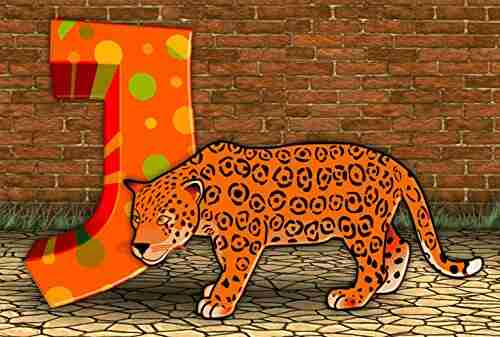 Counted Cross Stitch Pattern: J Is For Jaguar Alphabet Monogram For Kids (Kids Are Heroes Series)