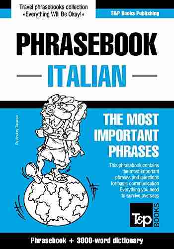 English Italian phrasebook and 3000 word topical vocabulary (American English Collection 171)